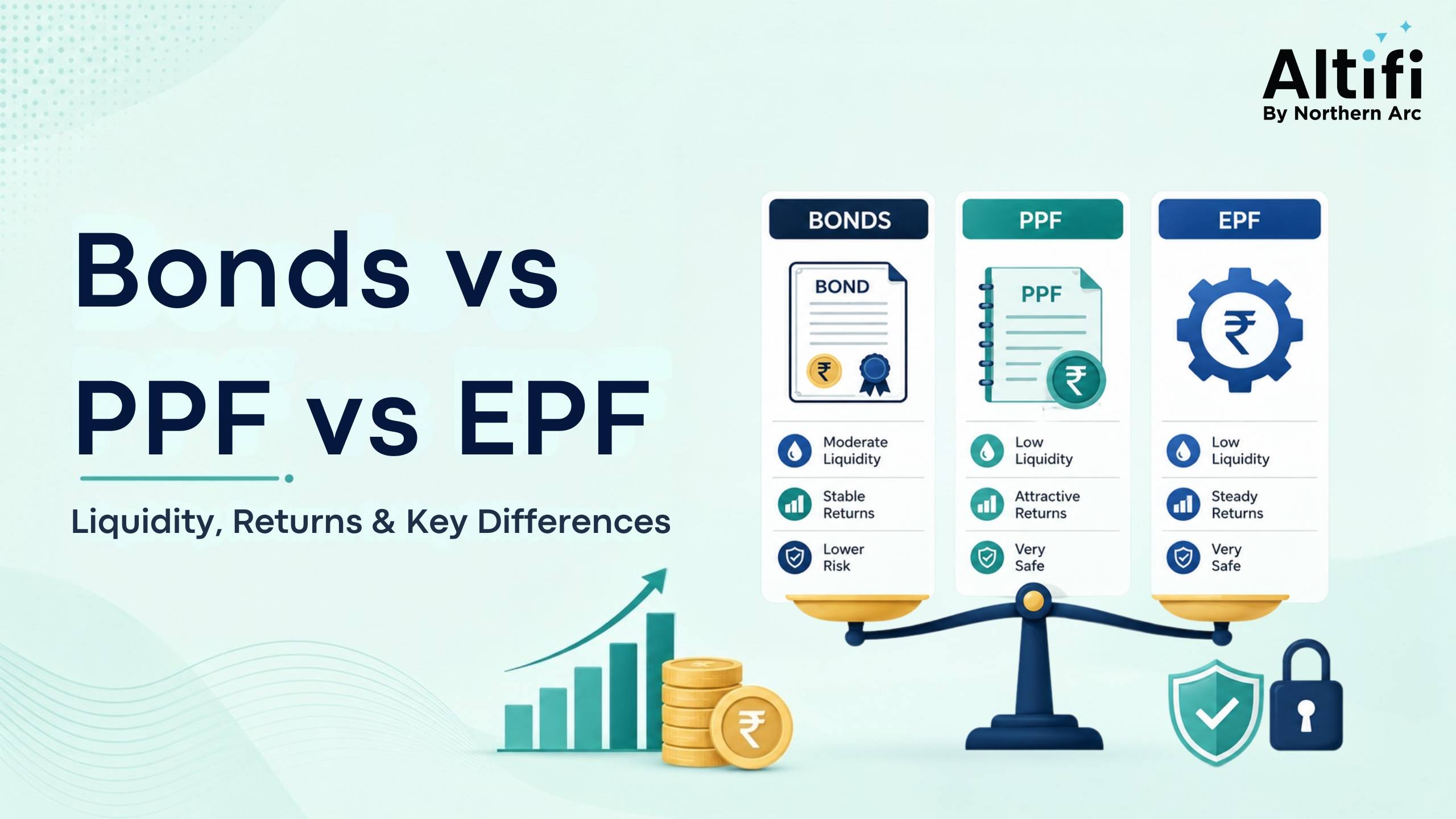 Bonds vs PPF vs EPF: Liquidity, Returns & Key Differences