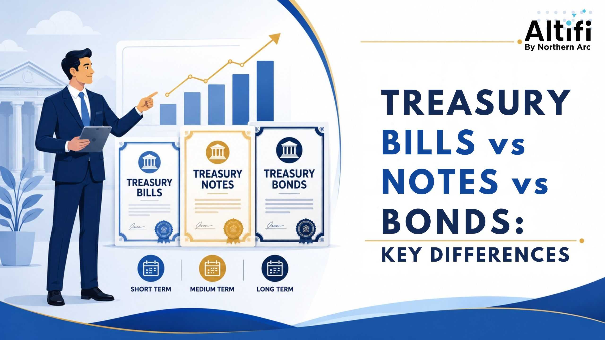 Treasury Bills vs Notes vs Bonds: Key Differences