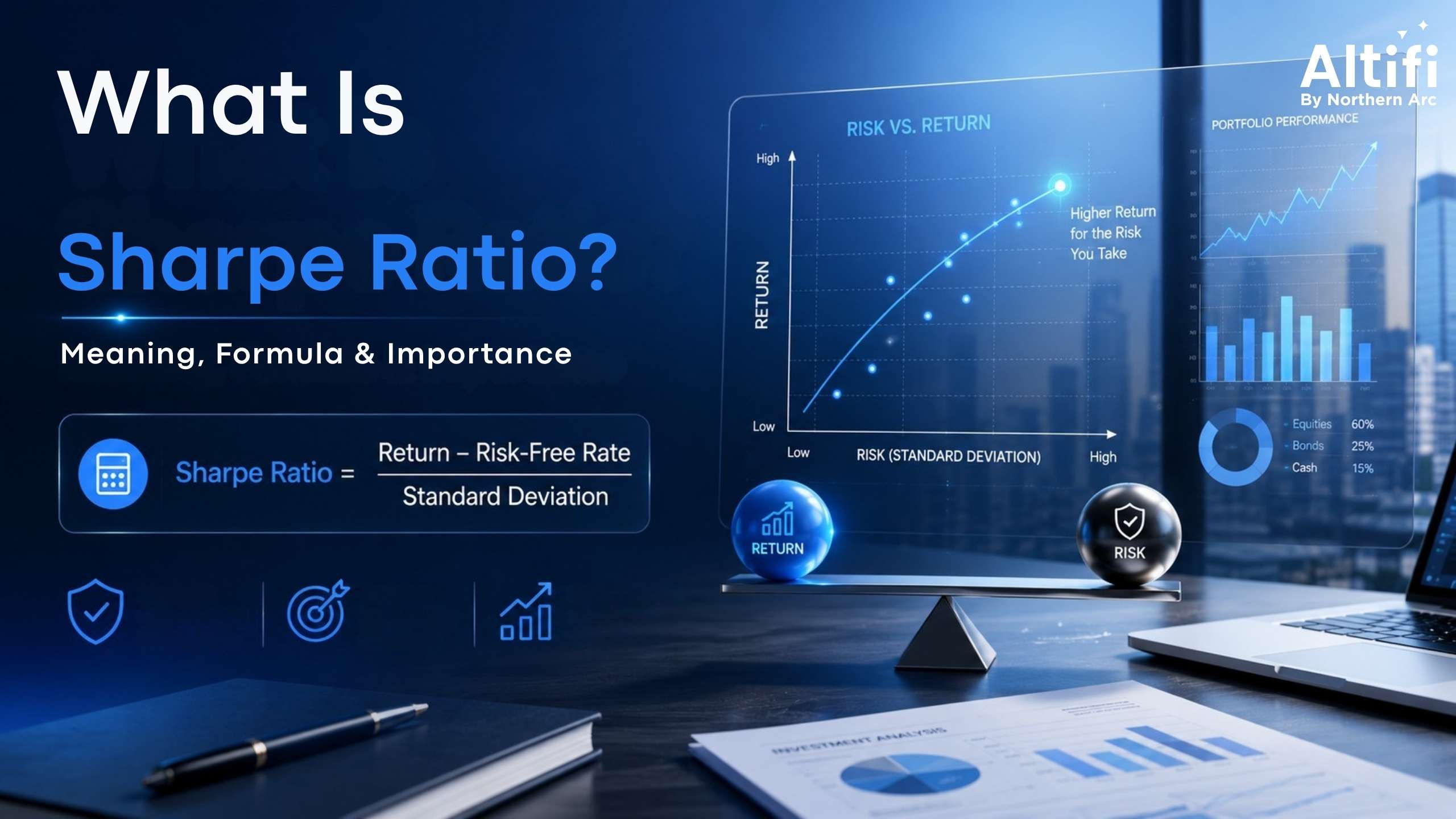 What is the Sharpe Ratio? Meaning, Formula, Calculation & Interpretation