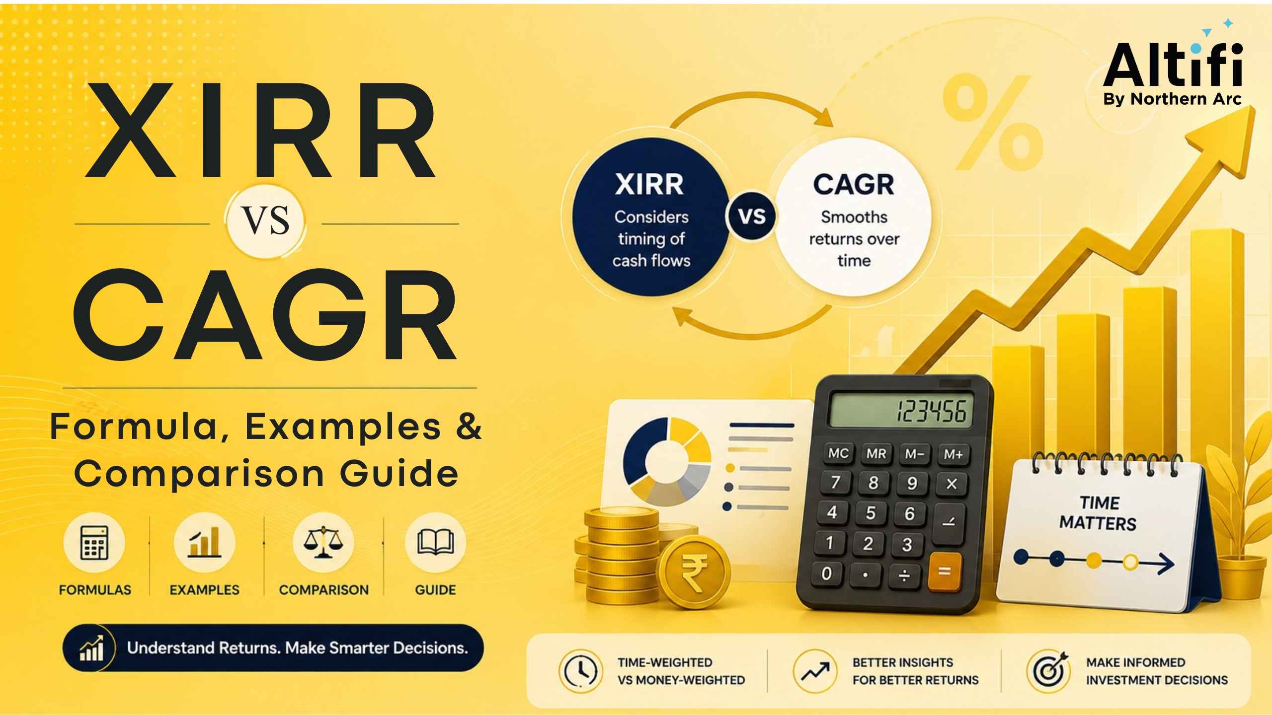 XIRR vs CAGR: Formula, Examples & Comparison Guide